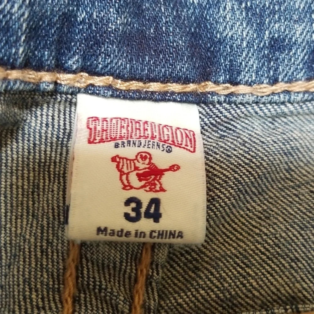 NWT! TRUE RELIGION Blue Size 34 Straight Jeans